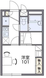 レオパレスアルテIIIの物件間取画像